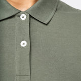 POSNS208 Eco-friendly ladies’ pique knit polo shirt